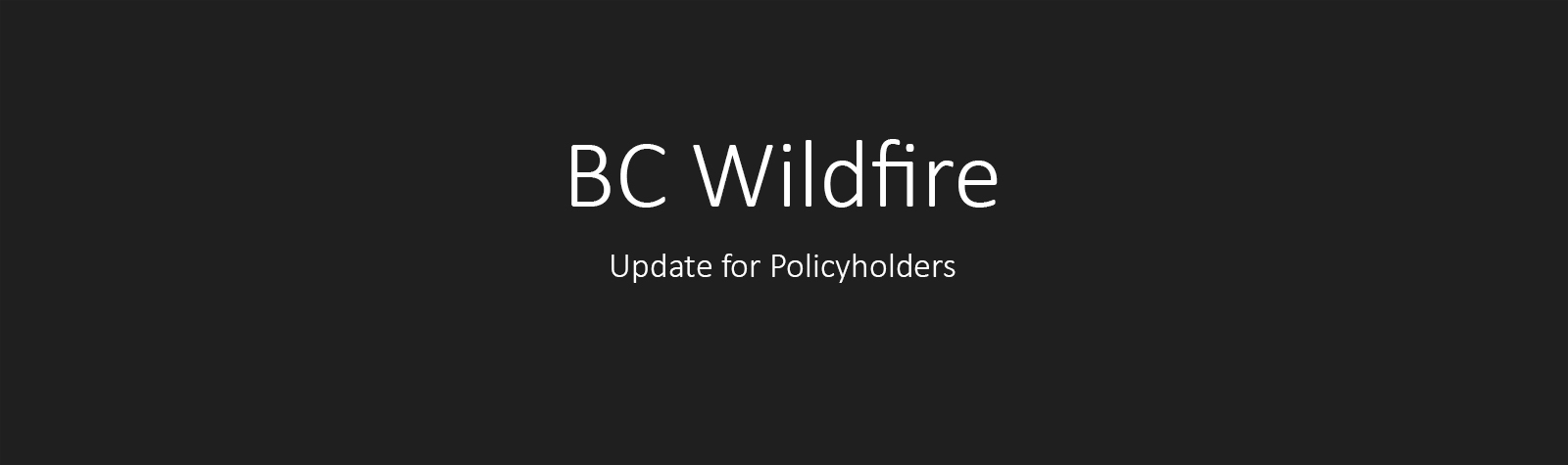 BC Wildfire
